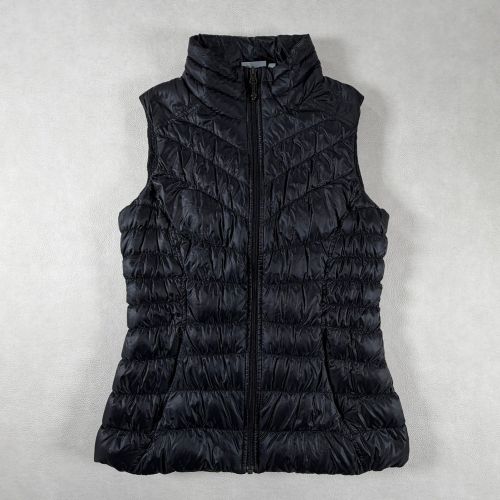 Athleta Womens Size Small Downalicious Goose Down Fill Puffer Vest Full Zip